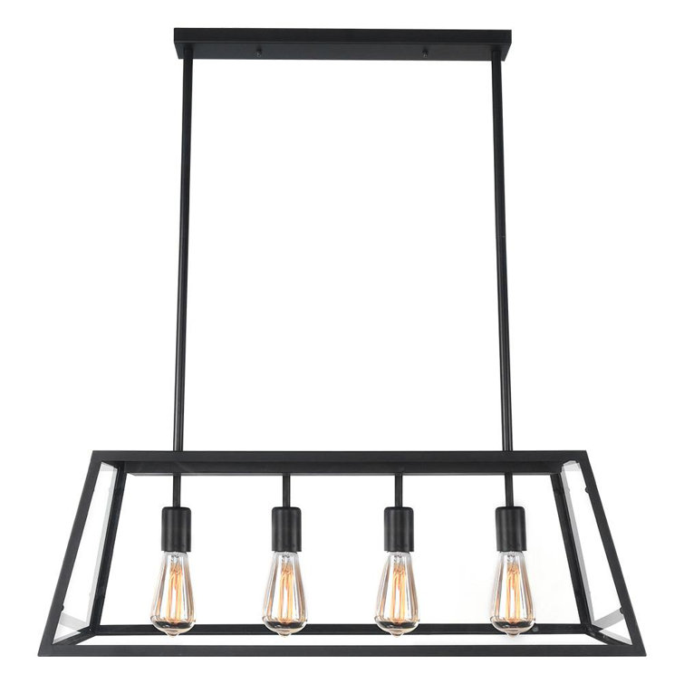 August Grove Gunning 4Light Kitchen Island Chandelier Wayfair.co.uk